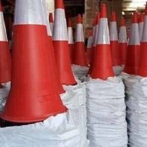 Road Cone 50cm LDPE Reflective