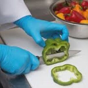 Powder Free Food Handling Nitrile Gloves Powder-Free Nitrile Disposable Gloves. Packets of 200 pieces Available in XS Sizes only Suitable for Hospitality Industry, Catering, packaging, Medical and general use. Available in standard size Ambidextrous, Non-sterile, Single use only